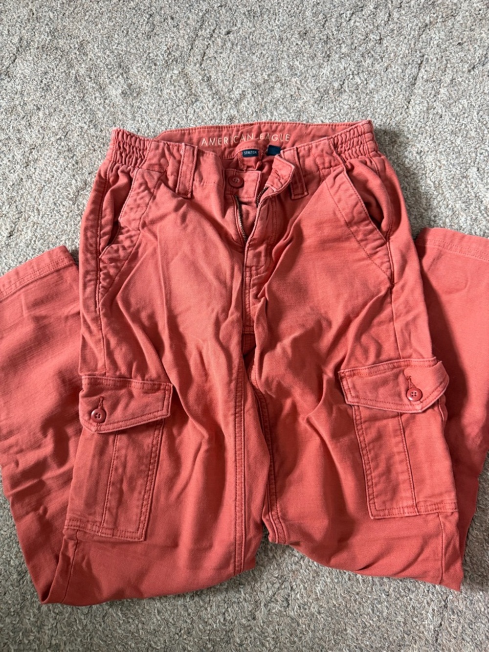 American Eagle Outfitters  Coral Cargo Pants